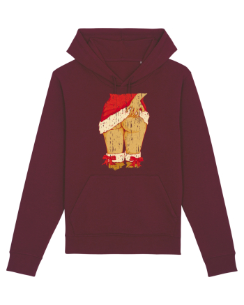 Sexy Christmas Distressed Burgundy
