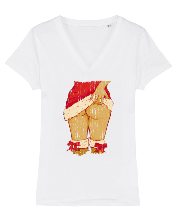 Sexy Christmas Distressed White