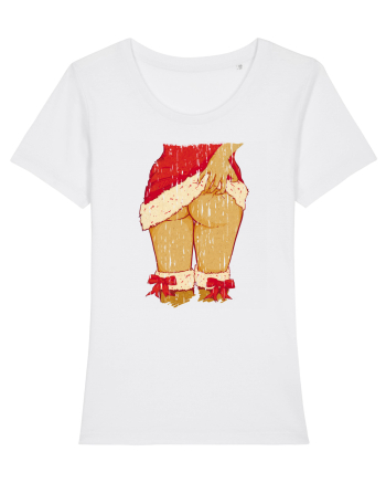 Sexy Christmas Distressed White