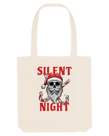 Silent Night Skull Santa Natural