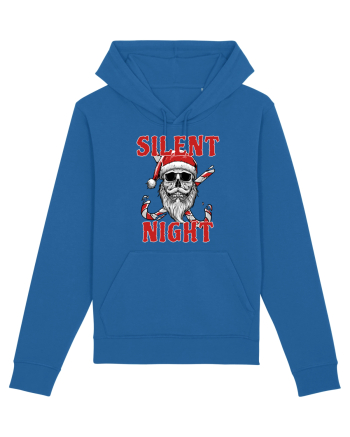 Silent Night Skull Santa Royal Blue