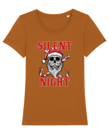 Silent Night Skull Santa Roasted Orange