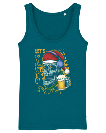 Skull Santa Let's Beer Party Ocean Depth