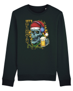 Skull Santa Let's Beer Party Bluză mânecă lungă Unisex Rise