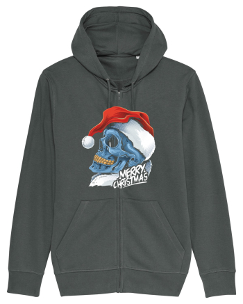 Xmas Santa Skull Anthracite