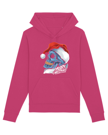 Xmas Santa Skull Raspberry