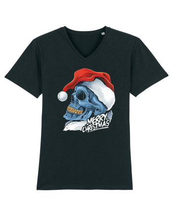 Xmas Santa Skull Black