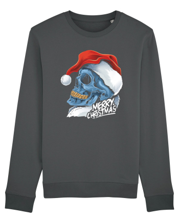Xmas Santa Skull Anthracite
