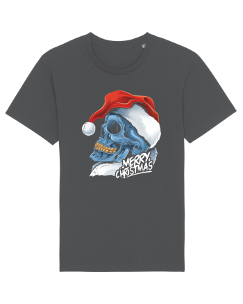 Xmas Santa Skull Anthracite