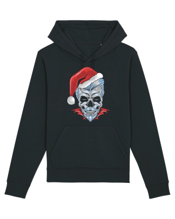 Xmas Skull Joker Beard Santa Black
