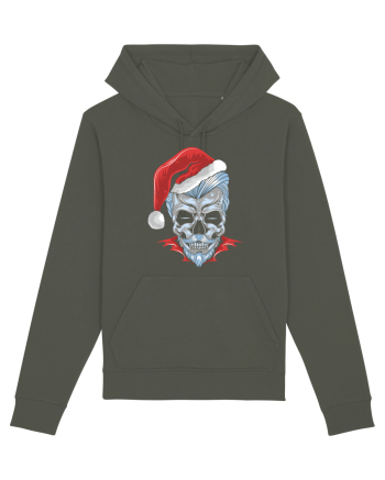Xmas Skull Joker Beard Santa Khaki
