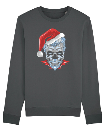 Xmas Skull Joker Beard Santa Anthracite