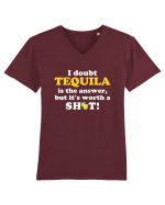 TEQUILA Tricou mânecă scurtă guler V Bărbat Presenter