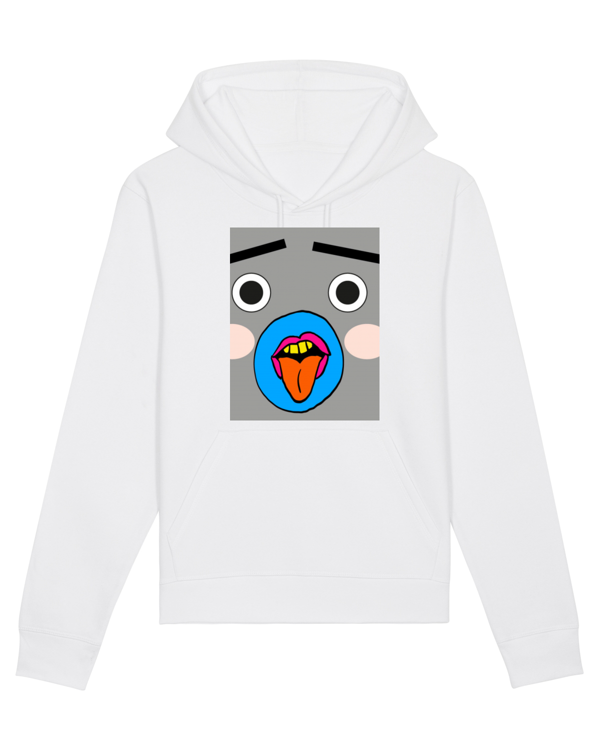 Hanorac Unisex Drummer White