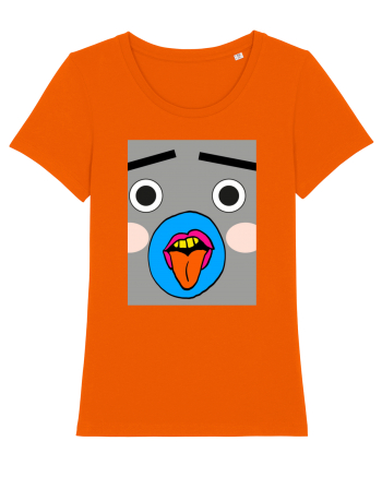 Funky Monkey Design Bright Orange