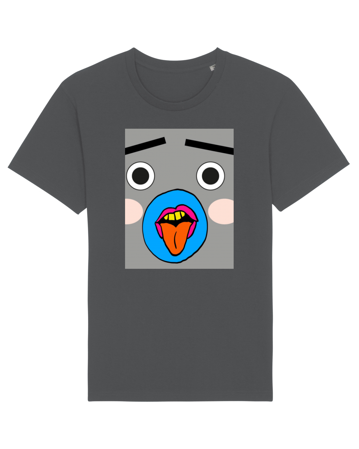 Tricou mânecă scurtă Unisex Rocker Anthracite