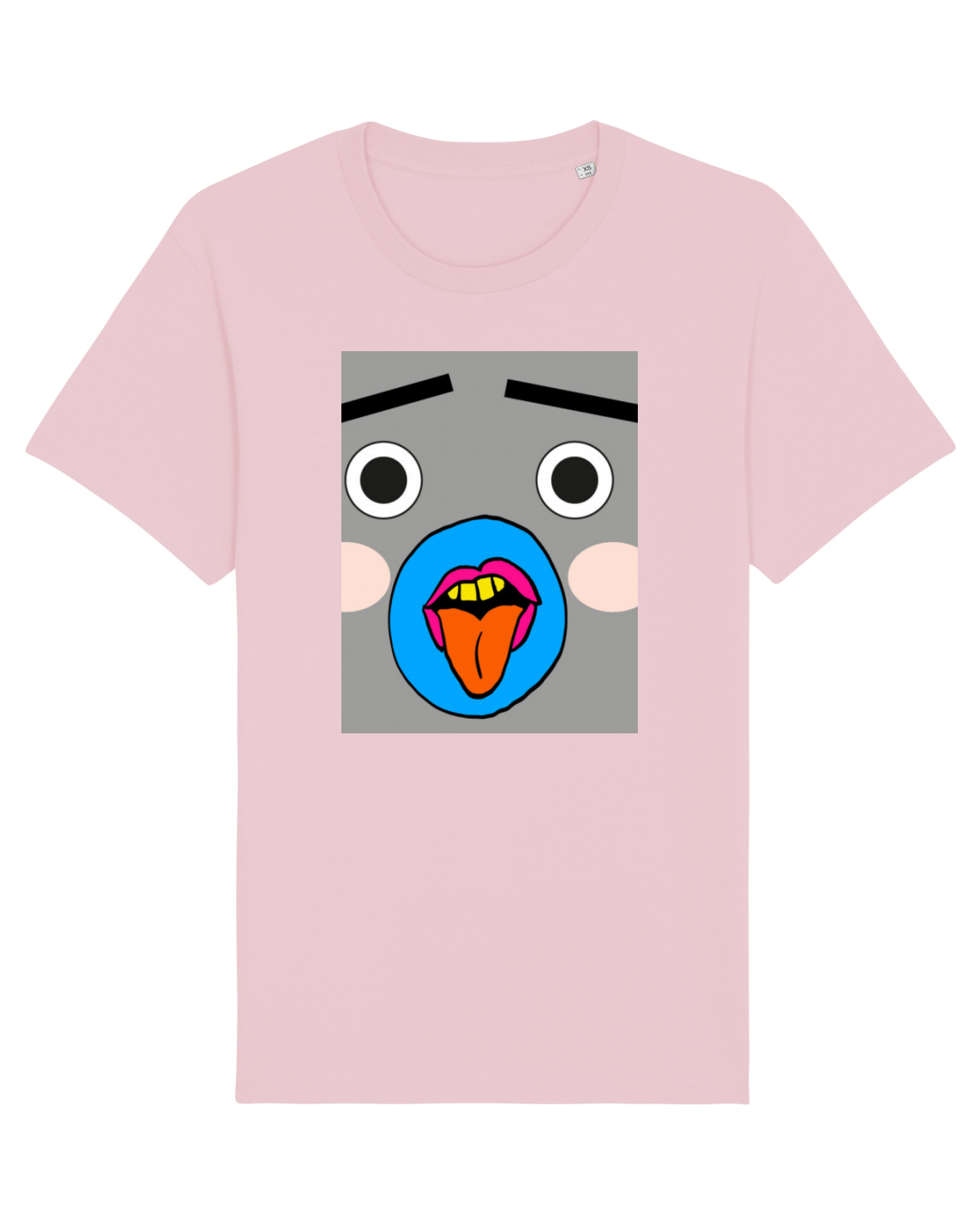 Tricou mânecă scurtă Unisex Rocker Cotton Pink