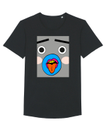 Funky Monkey Design Tricou mânecă scurtă guler larg Bărbat Skater