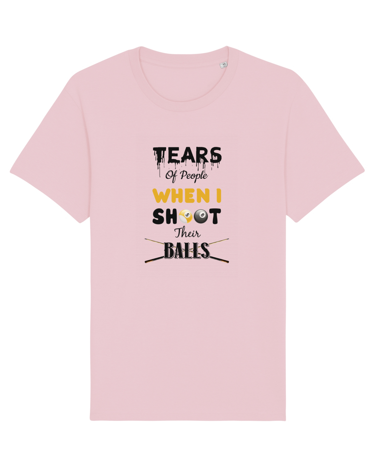 Tricou mânecă scurtă Unisex Rocker Cotton Pink