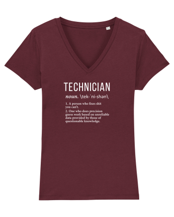 TECHNICIAN Burgundy