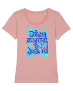Strong enough Tricou mânecă scurtă guler larg fitted Damă Expresser