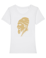 Decebal Tricou mânecă scurtă guler larg fitted Damă Expresser
