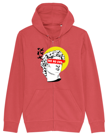 see no evil Carmine Red