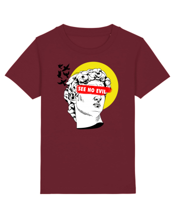 see no evil Burgundy