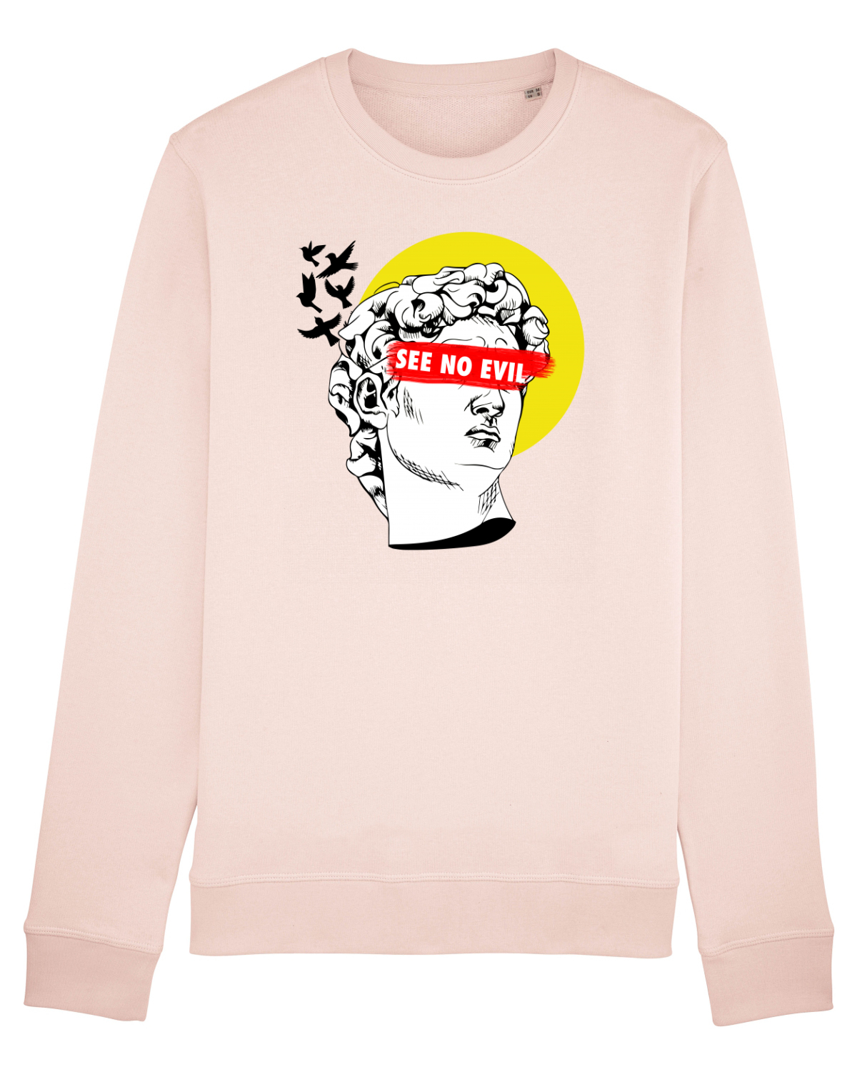 Bluză mânecă lungă Unisex Rise Candy Pink