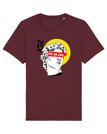 see no evil Burgundy