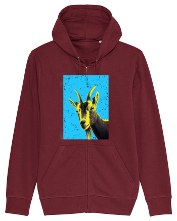 neon goat #1 Burgundy