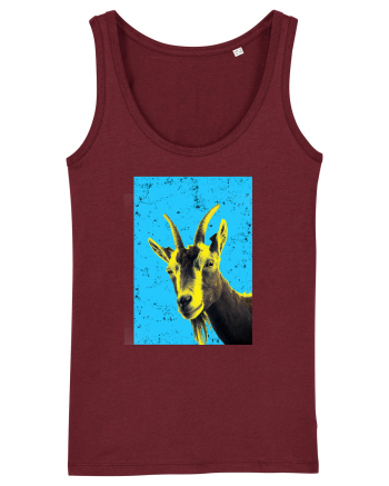 neon goat #1 Burgundy