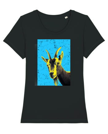 neon goat #1 Black