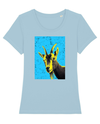 neon goat #1 Sky Blue