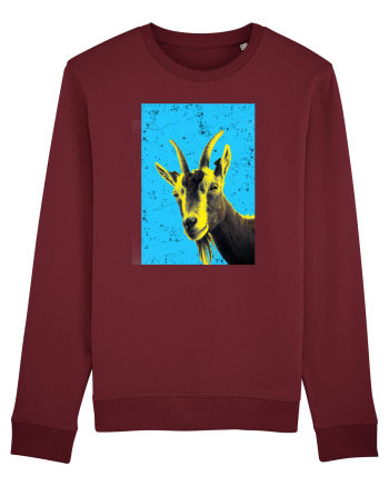 neon goat #1 Burgundy