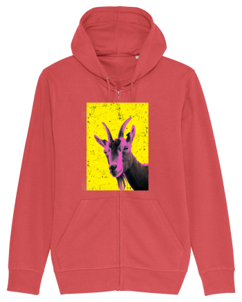 neon goat #2 Carmine Red