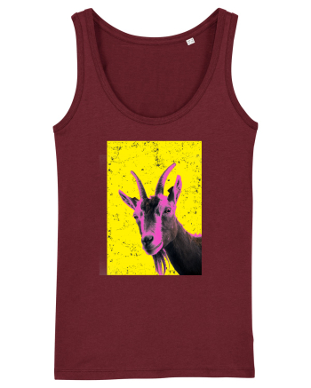 neon goat #2 Burgundy