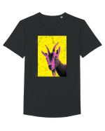 neon goat #2 Tricou mânecă scurtă guler larg Bărbat Skater