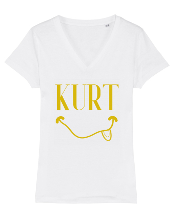 Kurt Cobain Nirvana White