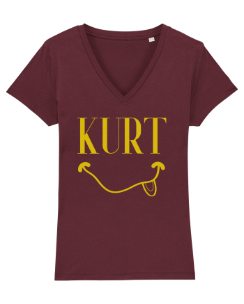 Kurt Cobain Nirvana Burgundy