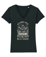 Pescar secretos Tricou mânecă scurtă guler V Damă Evoker