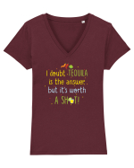 Tequila is the answer Tricou mânecă scurtă guler V Damă Evoker