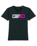 awake Tricou mânecă scurtă guler V Bărbat Presenter