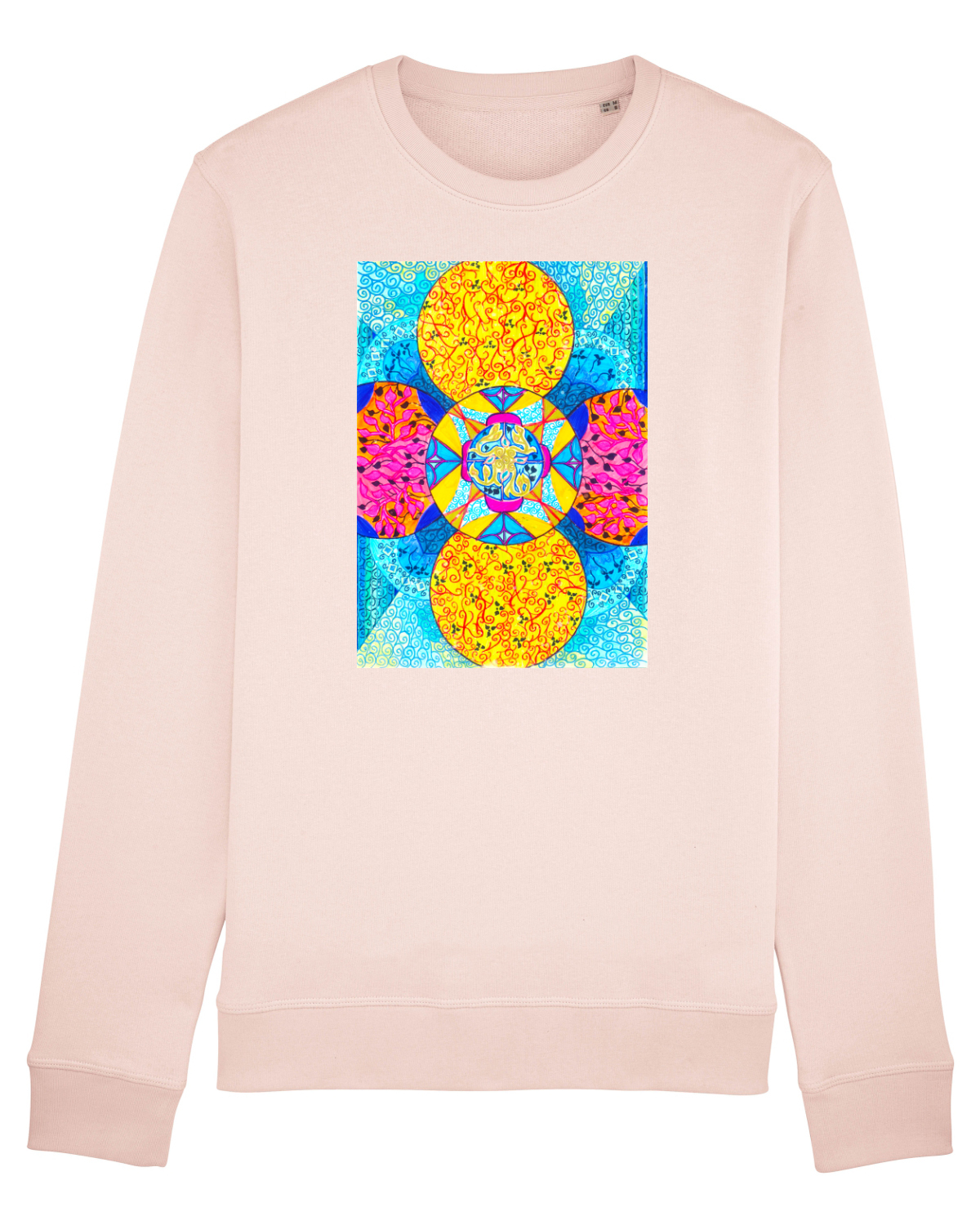 Bluză mânecă lungă Unisex Rise Candy Pink