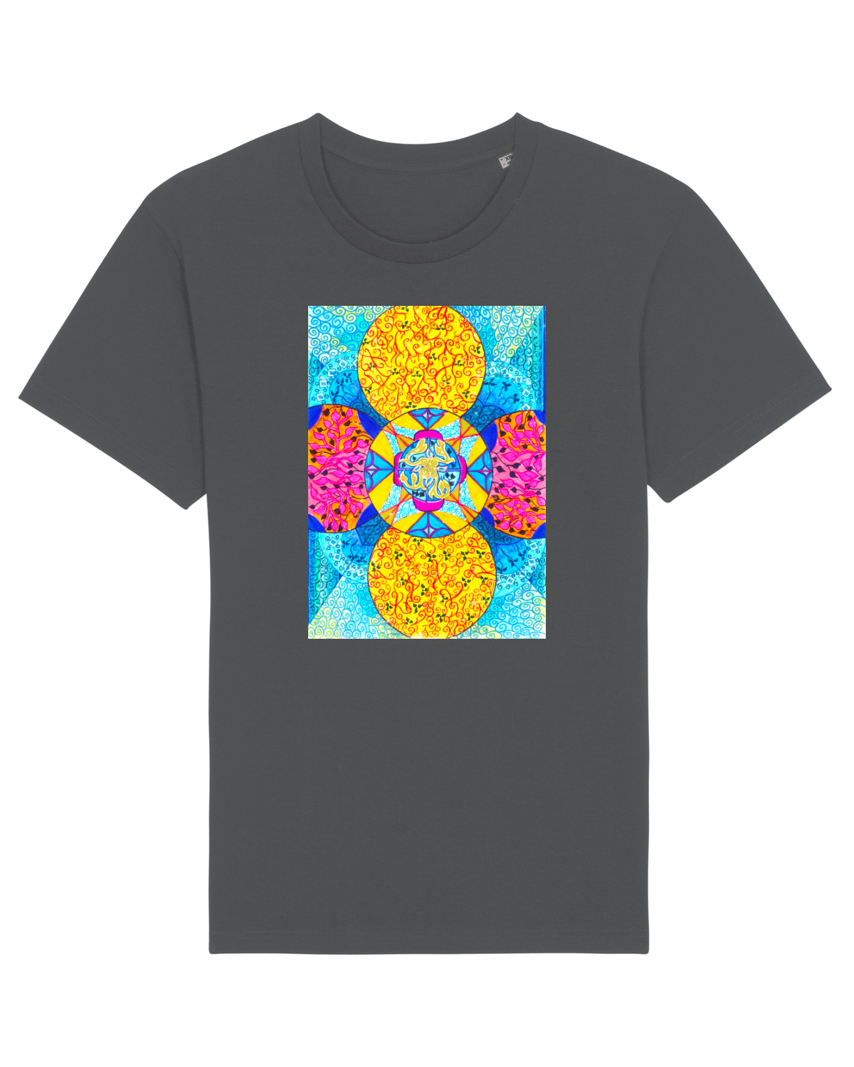 Tricou mânecă scurtă Unisex Rocker Anthracite