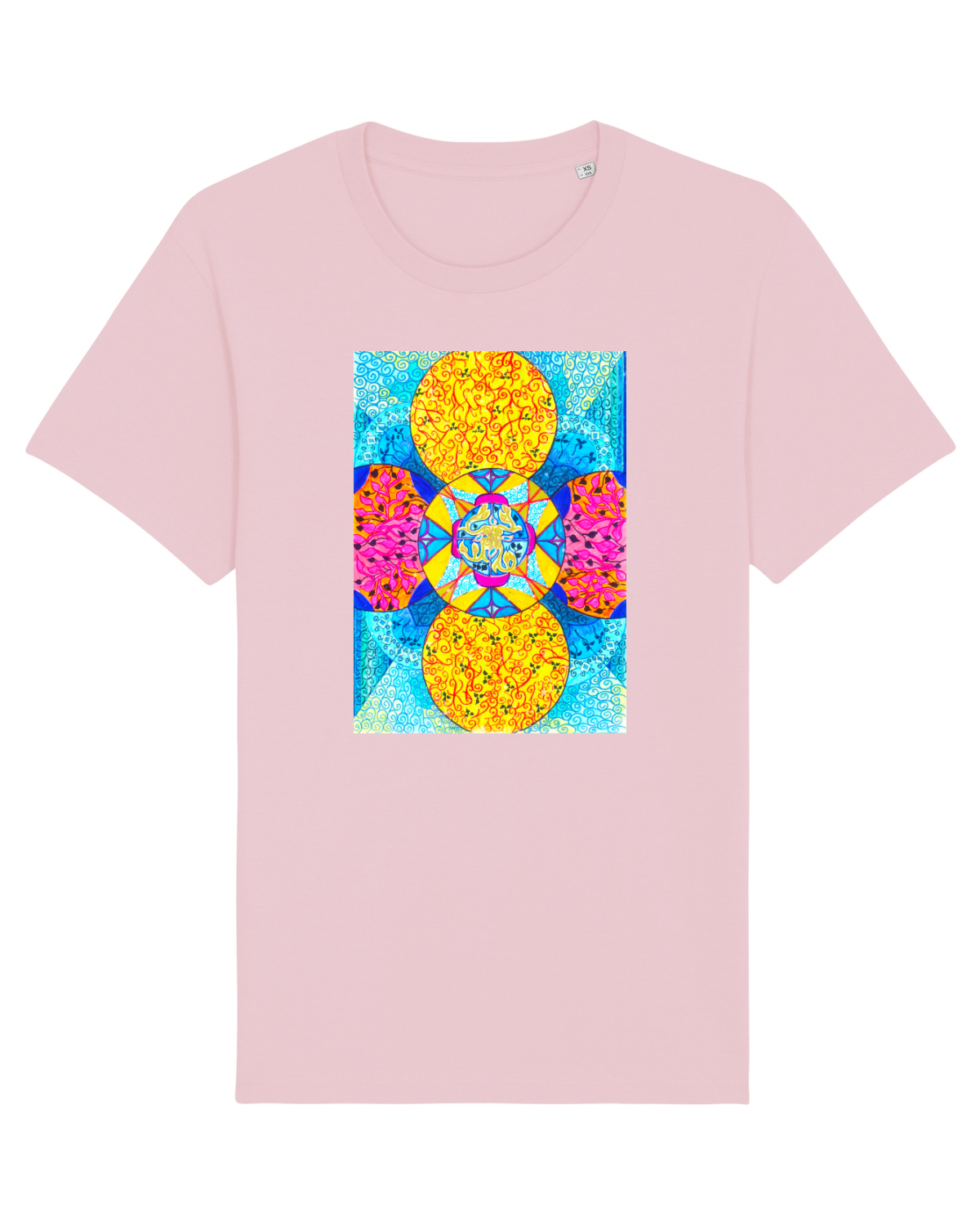 Tricou mânecă scurtă Unisex Rocker Cotton Pink