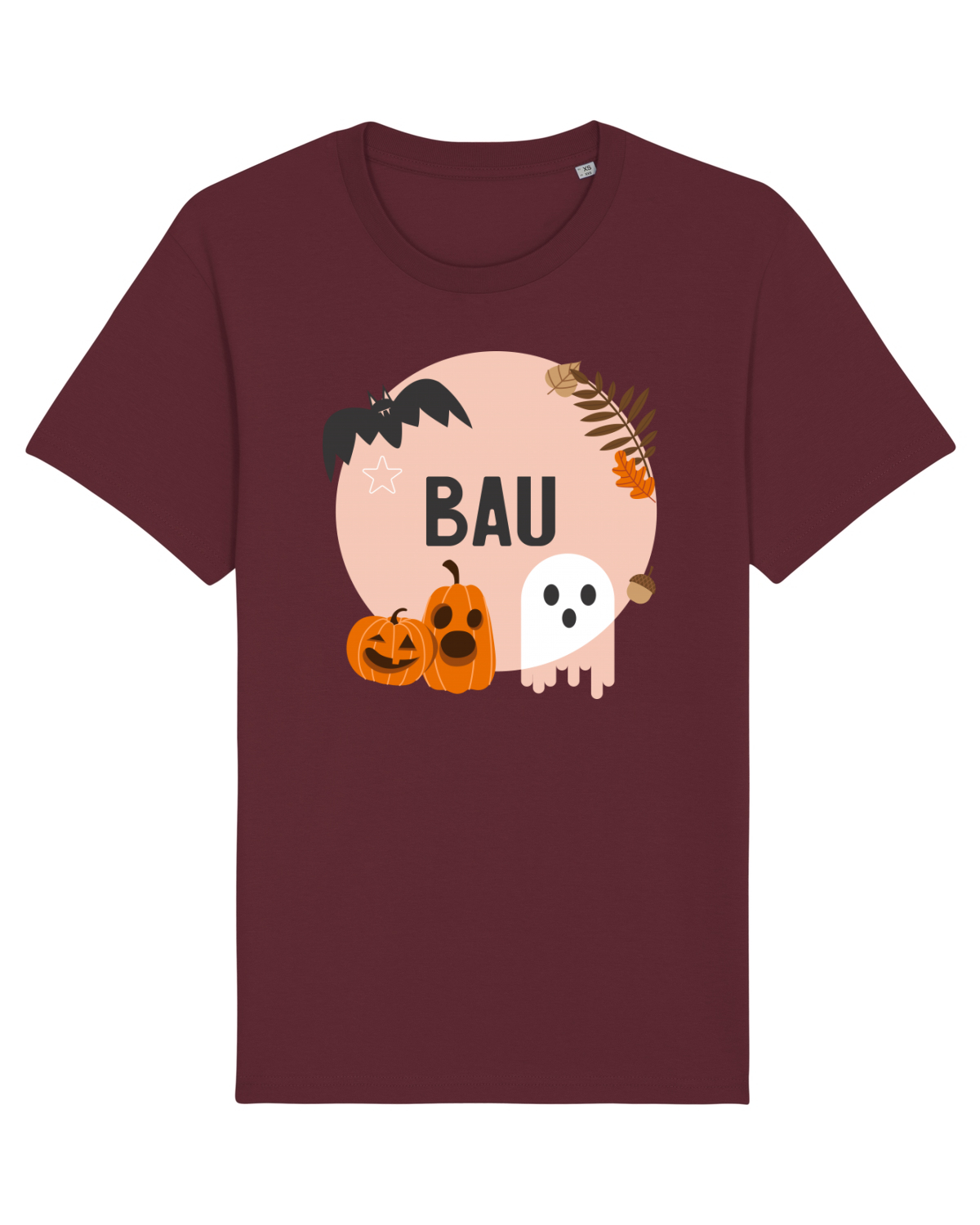 Tricou mânecă scurtă Unisex Rocker Burgundy