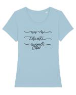 Nu-mi taiati aripile Tricou mânecă scurtă guler larg fitted Damă Expresser