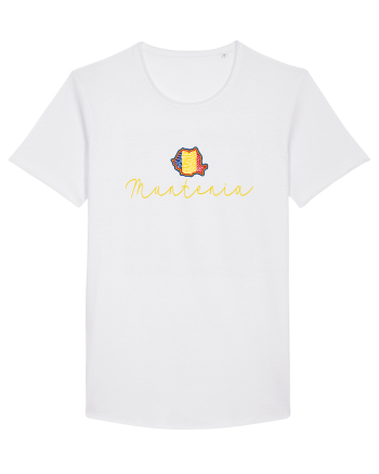 Muntenia Romania Harta Tricolora White
