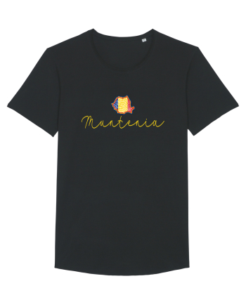 Muntenia Romania Harta Tricolora Black